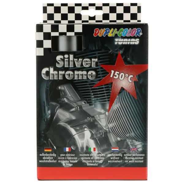 DUPLI-COLOR Silver Chrome Set, 400 ml